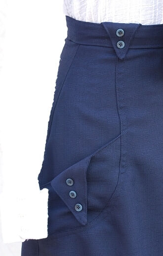 Book cover 1918 Schoolgirl costume detail